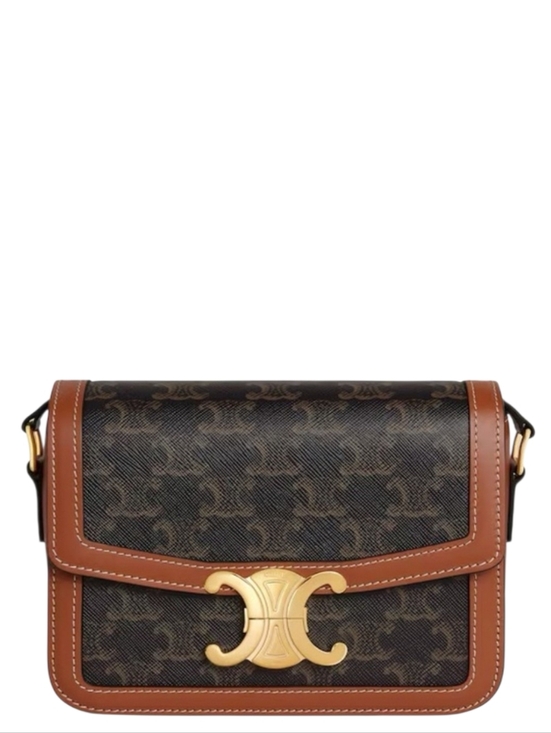 Celine Handbags - BRAND NEW! Celine TEEN TRIOMPHE BAG IN TRIOMPHE CANVAS AND CALFSKIN